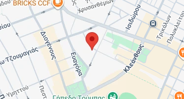 Location of business on map