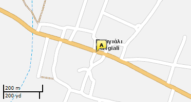 Location of business on map
