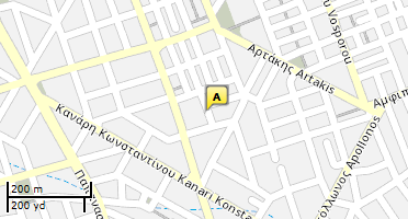 Location of business on map