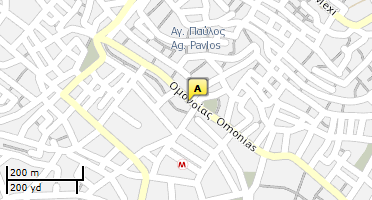 Χάρτης και σημείο της επιχείρησης