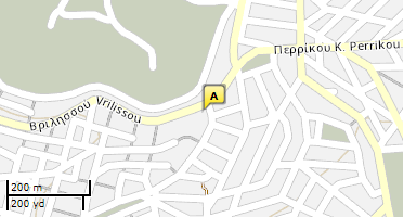 Location of business on map
