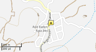 Location of business on map