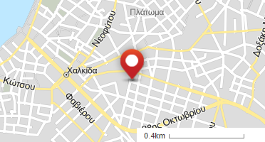Location of business on map
