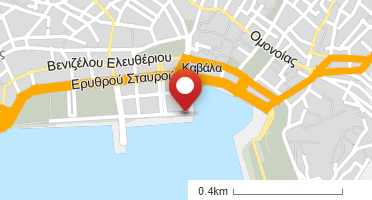 Location of business on map
