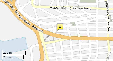 Χάρτης και σημείο της επιχείρησης