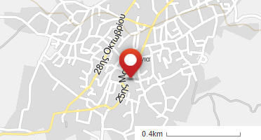 Location of business on map