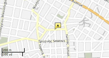 Location of business on map