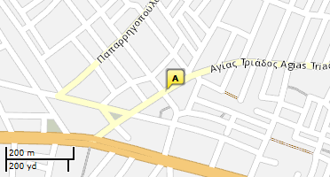 Location of business on map