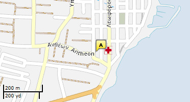 Location of business on map