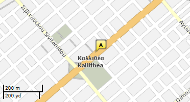 Location of business on map