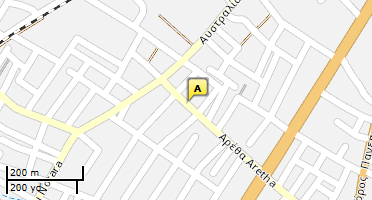 Location of business on map