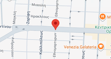 Location of business on map