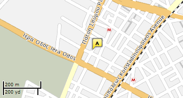 Location of business on map