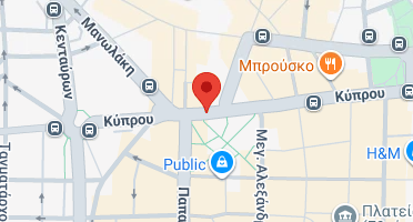 Location of business on map