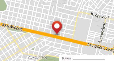 Location of business on map