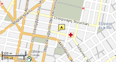 Location of business on map