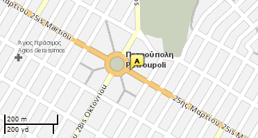 Χάρτης και σημείο της επιχείρησης