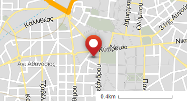 Location of business on map