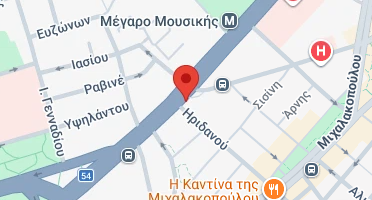 Location of business on map