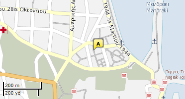 Location of business on map