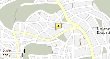 Location of business on map