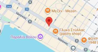 Location of business on map