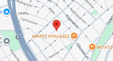 Location of business on map