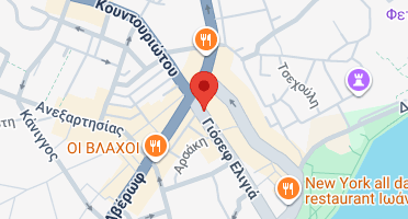 Location of business on map