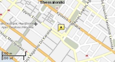 Χάρτης και σημείο της επιχείρησης