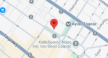 Location of business on map