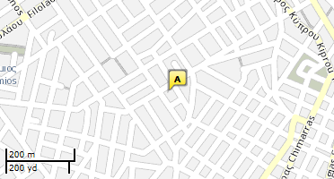 Location of business on map