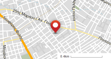 Location of business on map