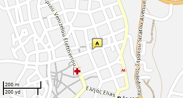 Location of business on map