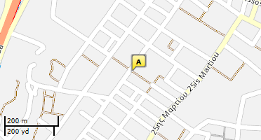 Location of business on map