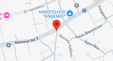 Χάρτης και σημείο της επιχείρησης