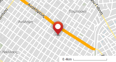 Location of business on map
