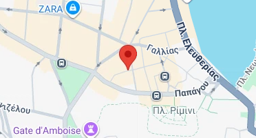 Location of business on map
