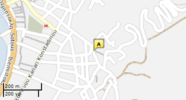 Location of business on map