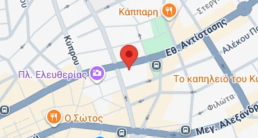 Location of business on map