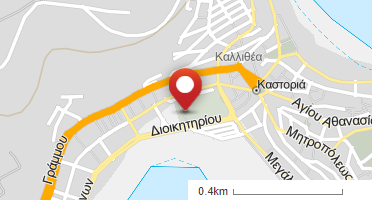 Location of business on map