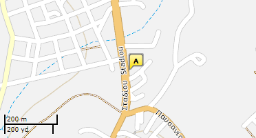 Location of business on map