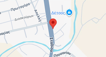 Location of business on map