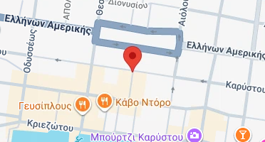 Location of business on map