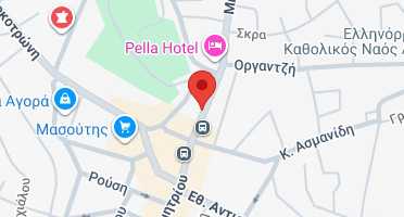 Location of business on map