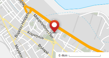 Location of business on map