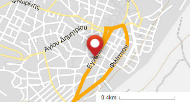 Location of business on map
