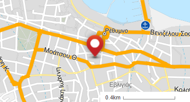 Location of business on map