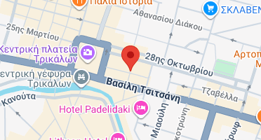 Location of business on map