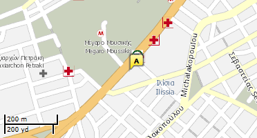 Location of business on map
