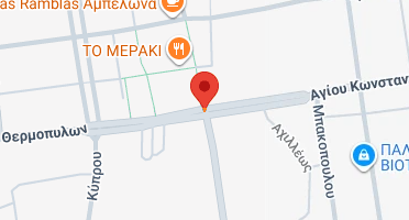 Location of business on map